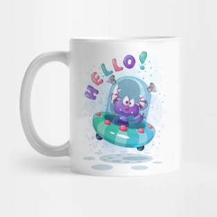 Cartoon Character Hello Mug